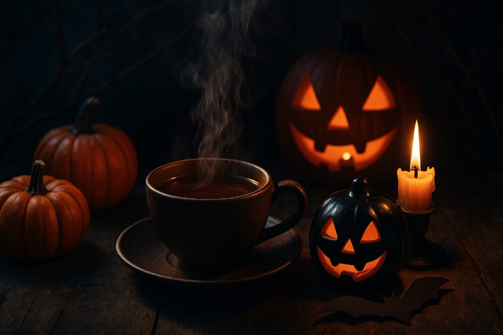 Halloween Tee ist eine ganz besondere Herbsttee-Kreation. Für alle die den Grusel lieben!