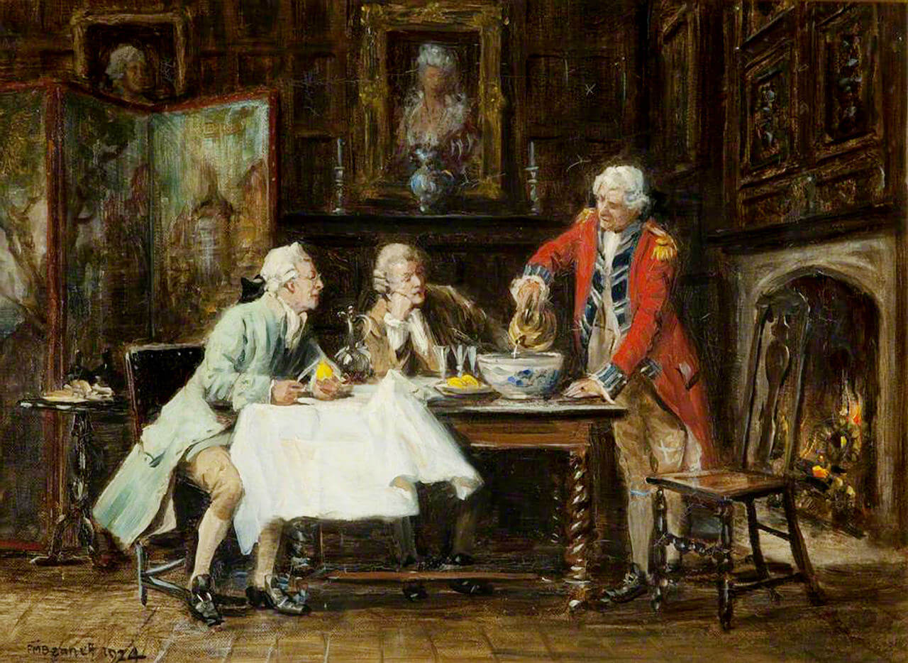 Bild Tea Punch aus dem Jahr 1924 von Frank Moss Bennett