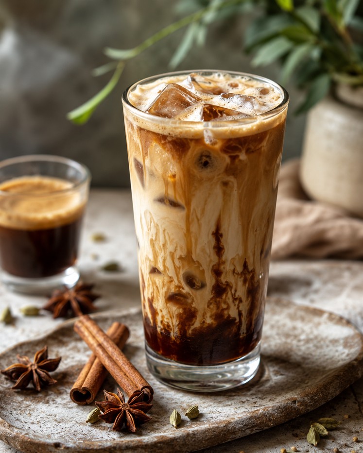 Dirty Iced Chai Latte mit Espresso