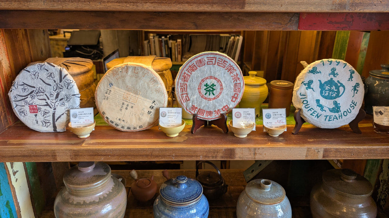 Pu-Erh Tee in der Tasse
